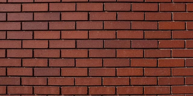 Close-up of red brick texture